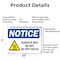 Signmission Hot Surface Sign, 7 in H x 10 in W, Aluminum, Surface May Be Hot Do Not Touch OS-2PACK-NS-A-710-L-18509 - alternate 8